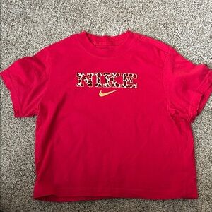 Nike Red Tee loose fit youth shirt